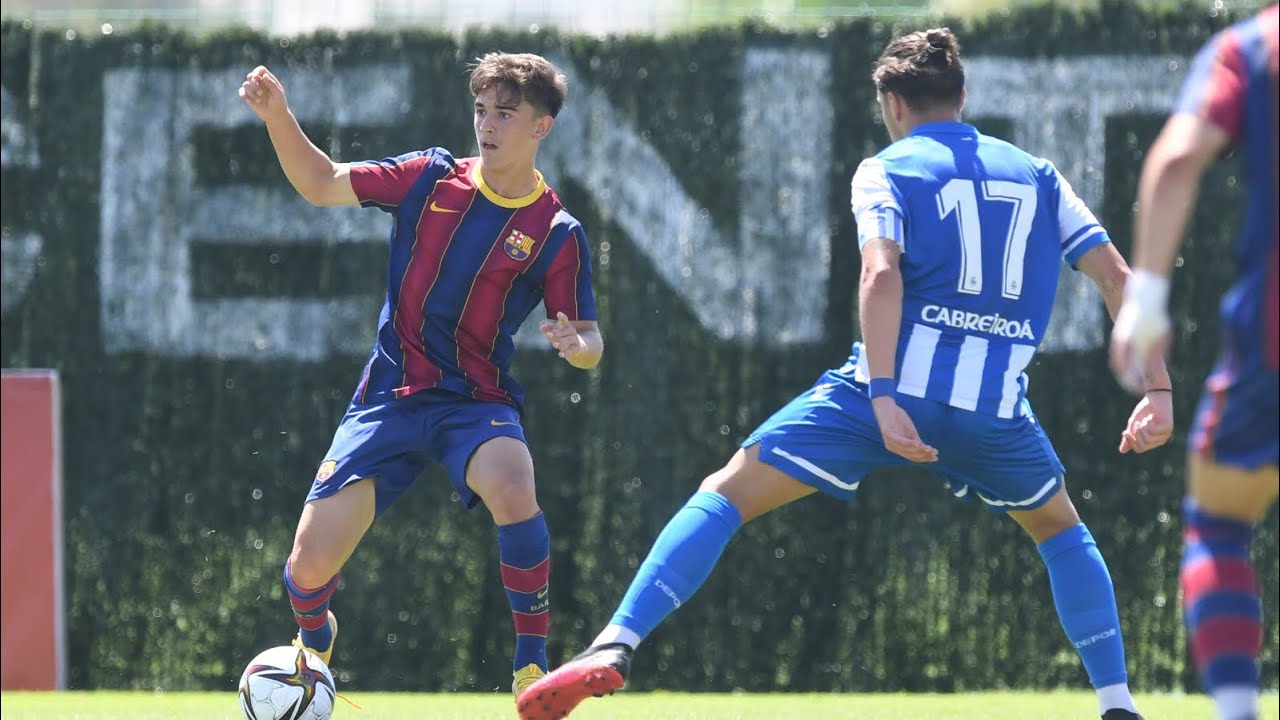 Pablo Páez Gavi - FC Barcelona Juvenil A vs Deportivo • Copa de Campeones Final •