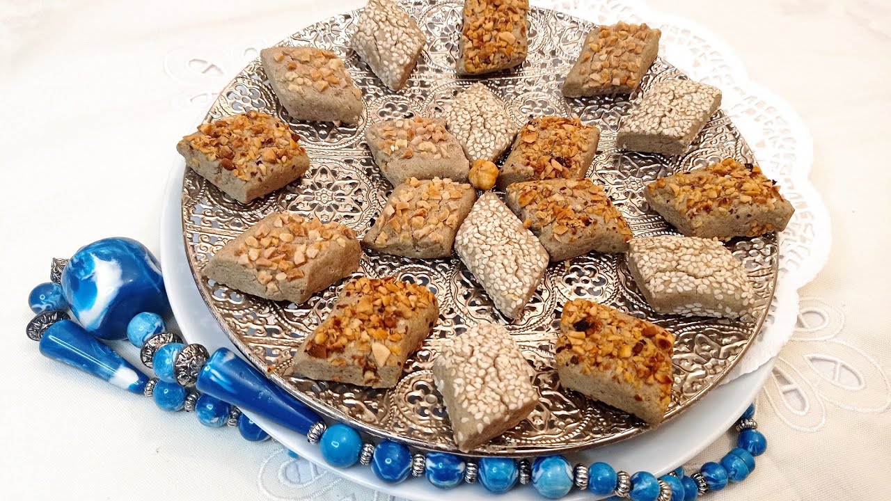 Ghraiba tunisienne حلويات العيد 🌙غريبة الدرع التونسية بالفاكية بدون ماكينة بطريقة مبسطة