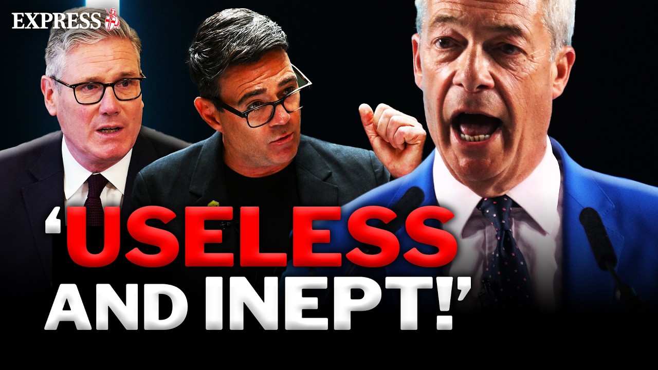 Nigel Farage DEMANDS general election with SCATHING attack on Burnham and Starmer