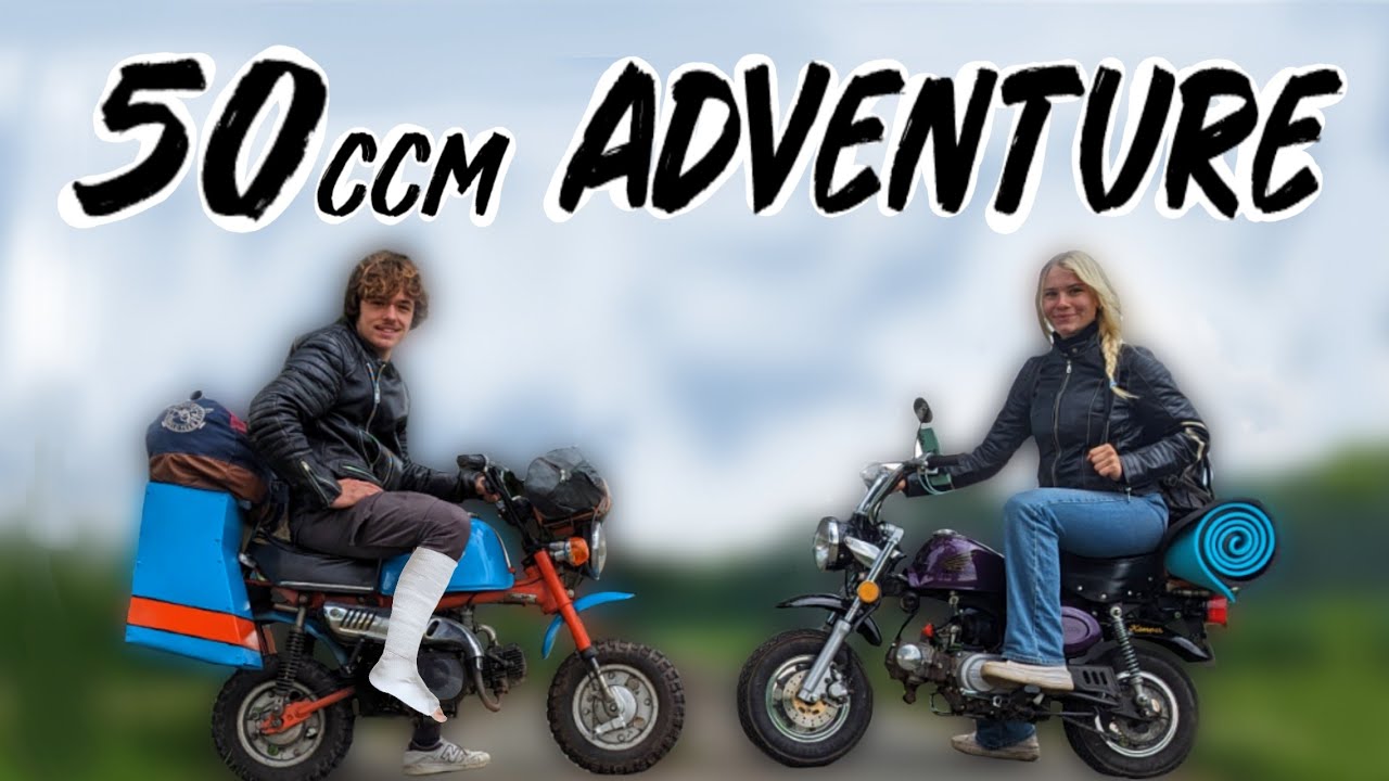 Mini Motorrad Reise endet im Krankenhaus! | 2 Honda Monkey 50ccm auf Tour