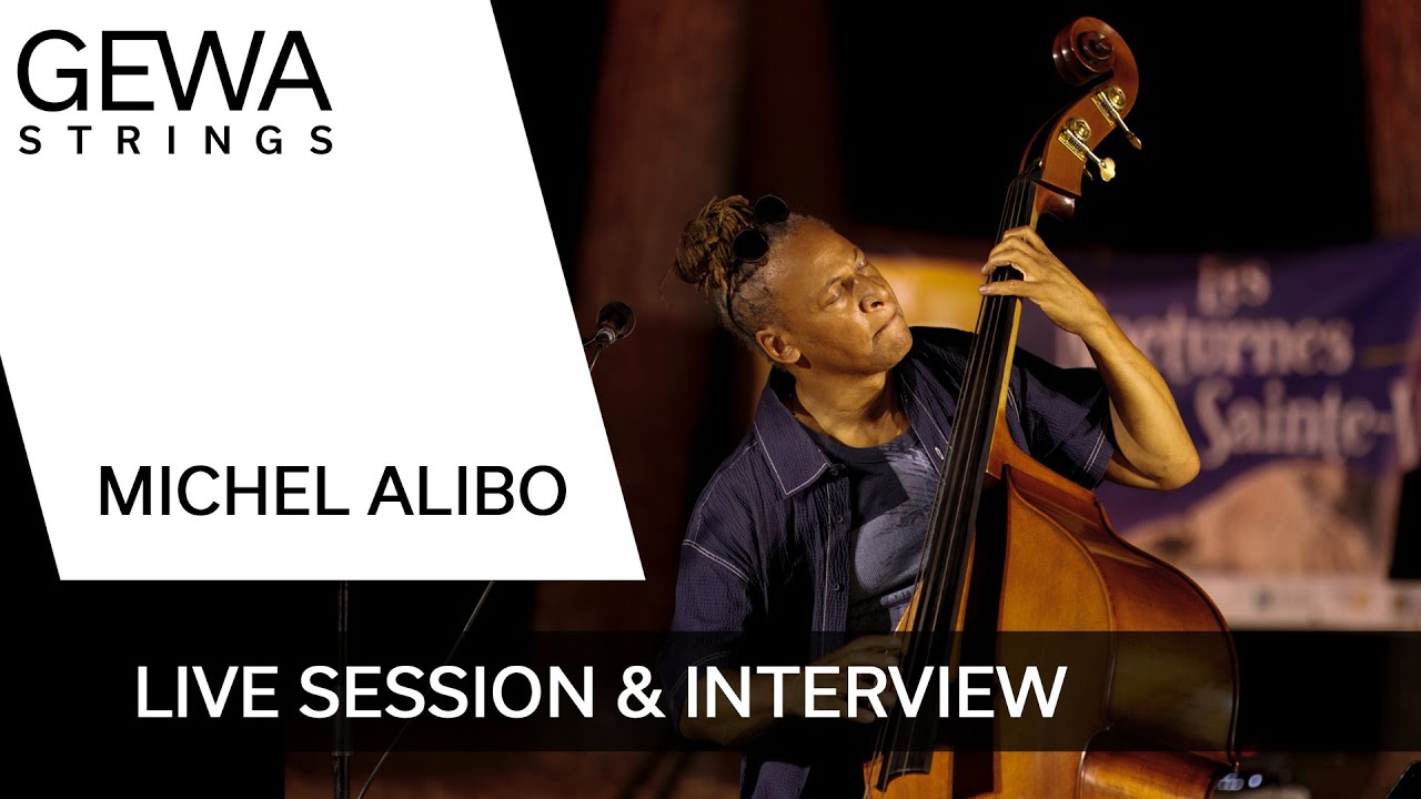 Michel Alibo (Artiste contrebasses GEWA) et le Trio Mario Canonge, live et interview à Peynier
