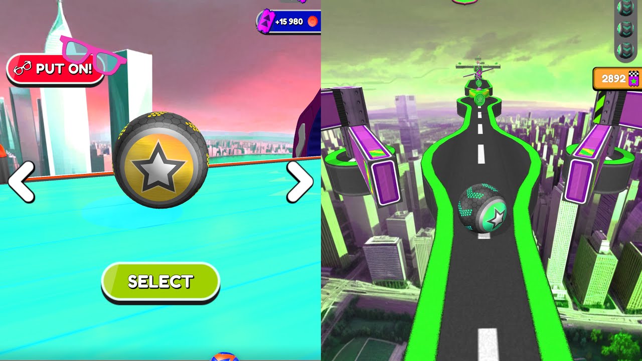 Going Balls Speedrun Challenge Vs Reverse Balls Speedrun Walkthrough Gameplay