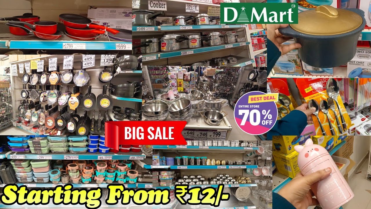 Dmart Mega Clearance Sale | Latest Offers on New Arrivals,Organizer,Kitchen Product | Dmart Tour