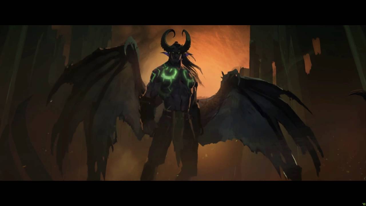 World of Warcraft first two cinematics demon hunter line