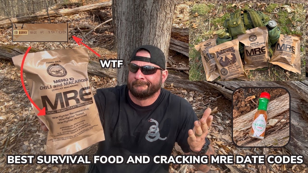 Best Survival Food on The Market Part 1 and Cracking the MRE Date Code