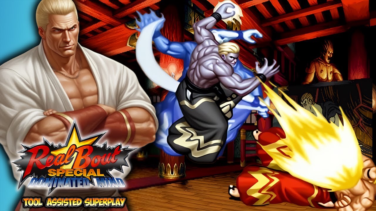 【TAS】REAL BOUT FATAL FURY DOMINATED MIND (PSX \ 1998) - GEESE HOWARD (1HP)