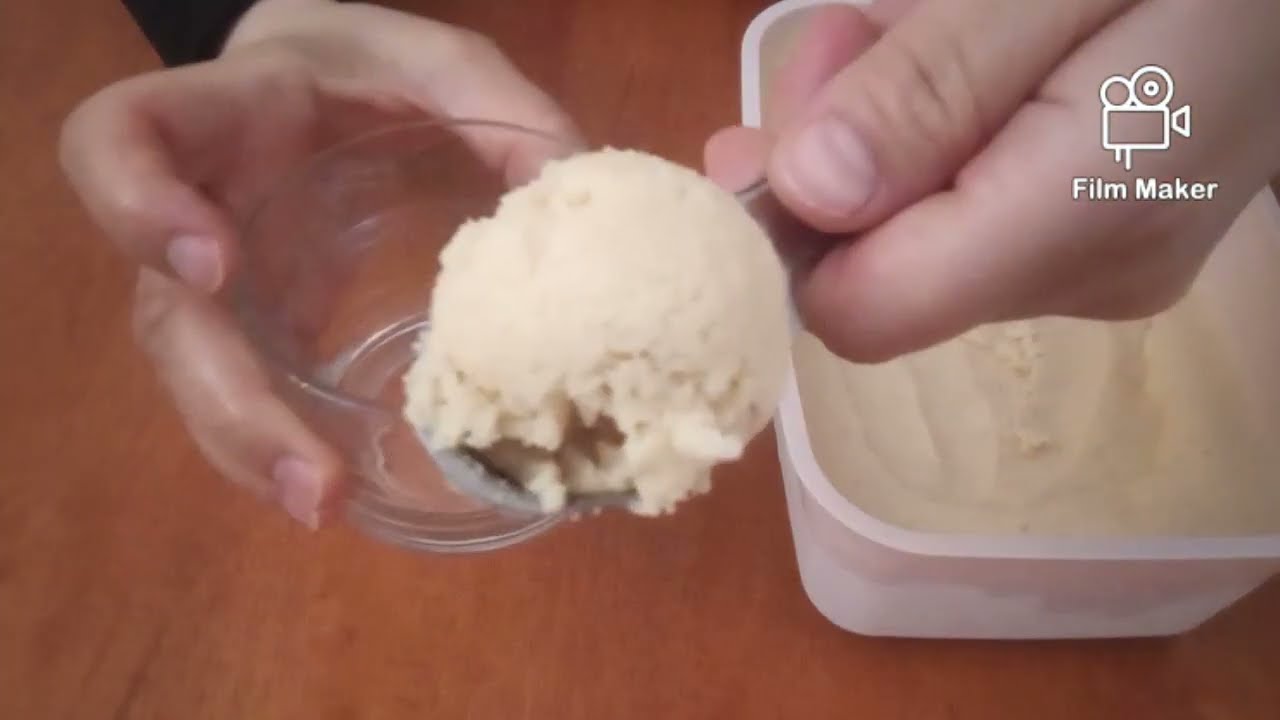 جربي بوظة بفاكهة الخوخ أي الأيس كريم بثلاثة مكونات فقط نكهة مختلفة ولا أروع مع 🎊 أم حلويات كيكي