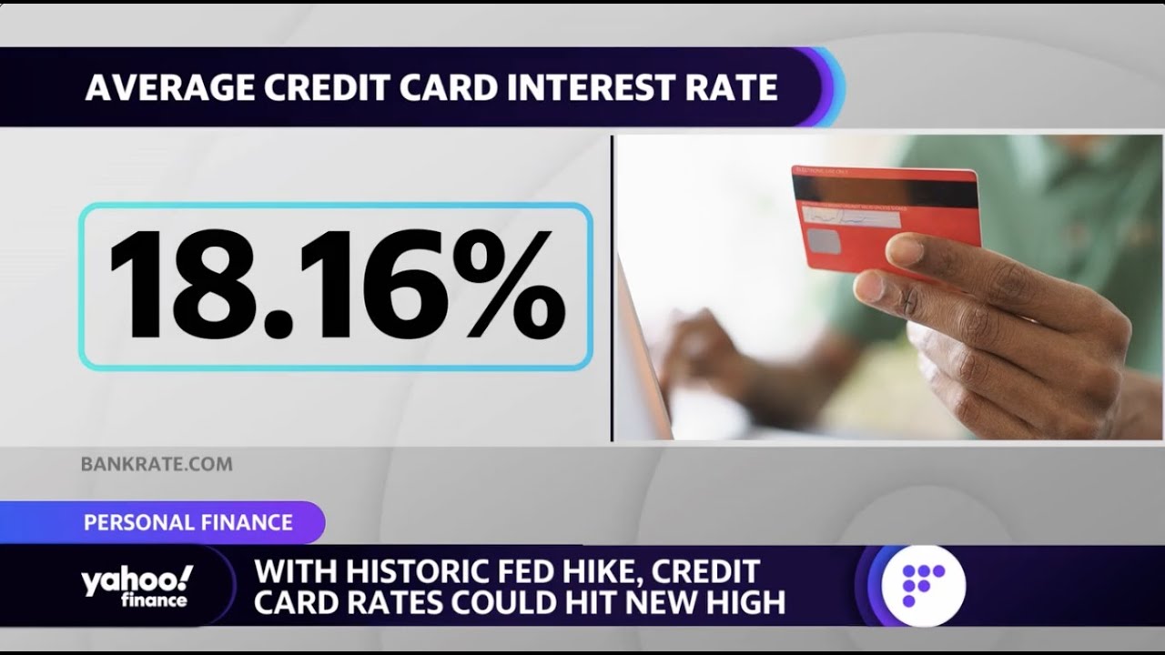 Credit card rates face 27-year high amid Fed's interest rate hikes