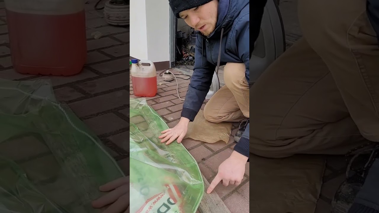 Zgrzewanie folii na tunel DIY
