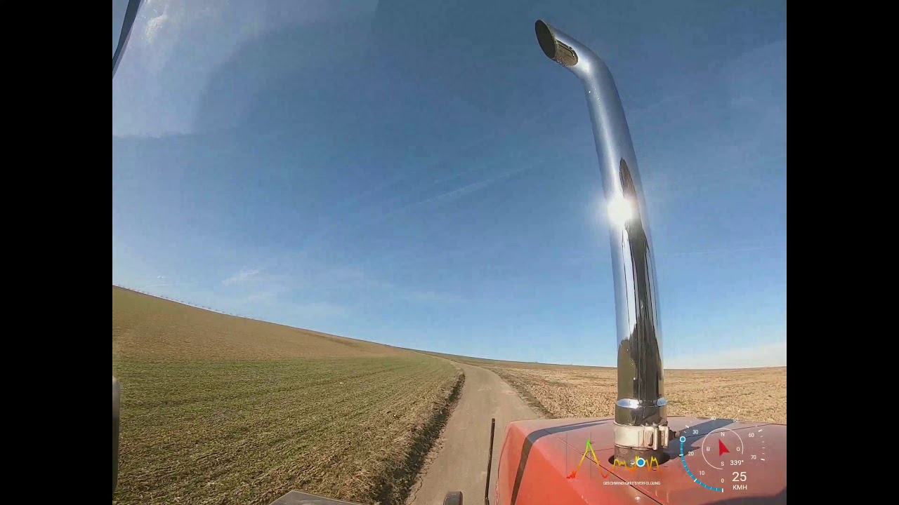 Drive through Palatinate | Case Maxxum 5150 | Cabins view [GoPro]