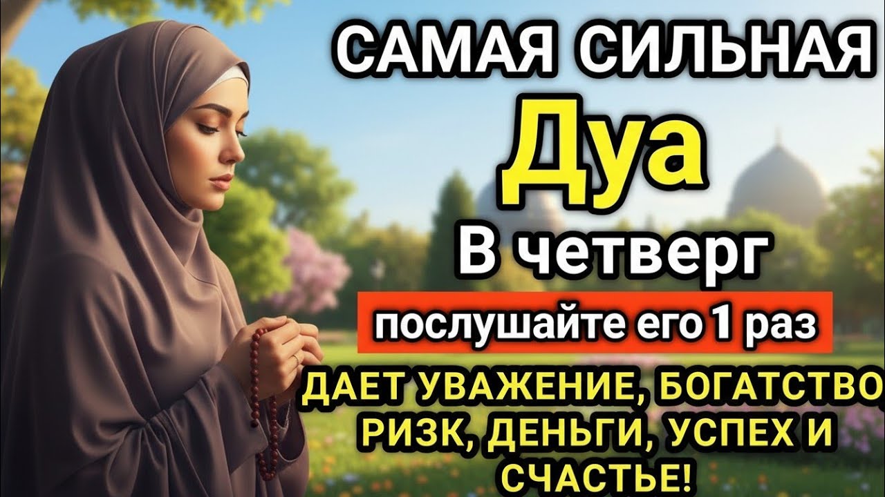 ☝️⚡🤲 САМАЯ СИЛЬНАЯ Дуа в воскресенье! Все желания сбываются! #дуа