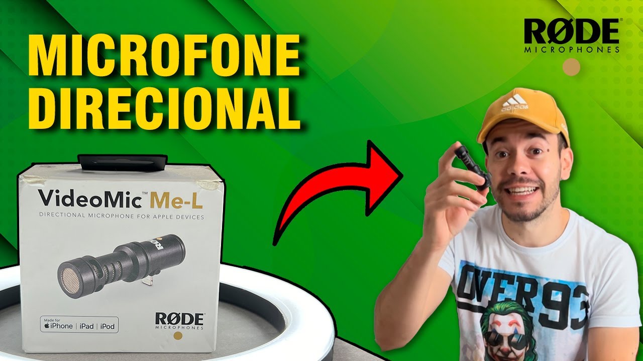 MICROFONE DIRECIONAL RODE VideoMic Me-L PARA IPHONE!! ***Conector Lightning***