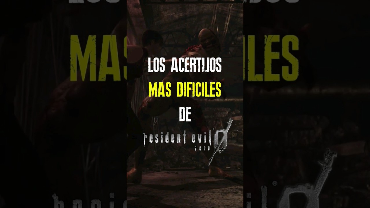 El segundo AHHH. Los acertijos MAS DIFICILES de Resident Evil 0 