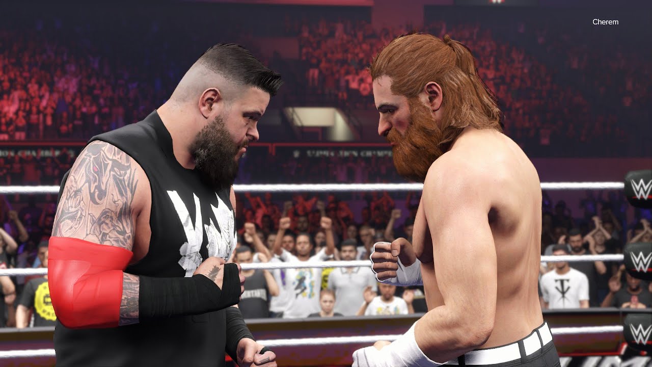 WWE 2K24 Sami Zayn vs. Kevin Owens Unsanctioned Match Elimination Chamber 2025