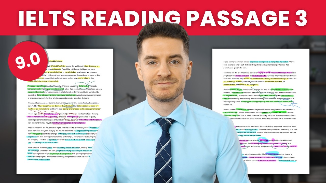 Практика отрывка 3 по чтению IELTS (САМЫЙ СЛОЖНЫЙ отрывок)