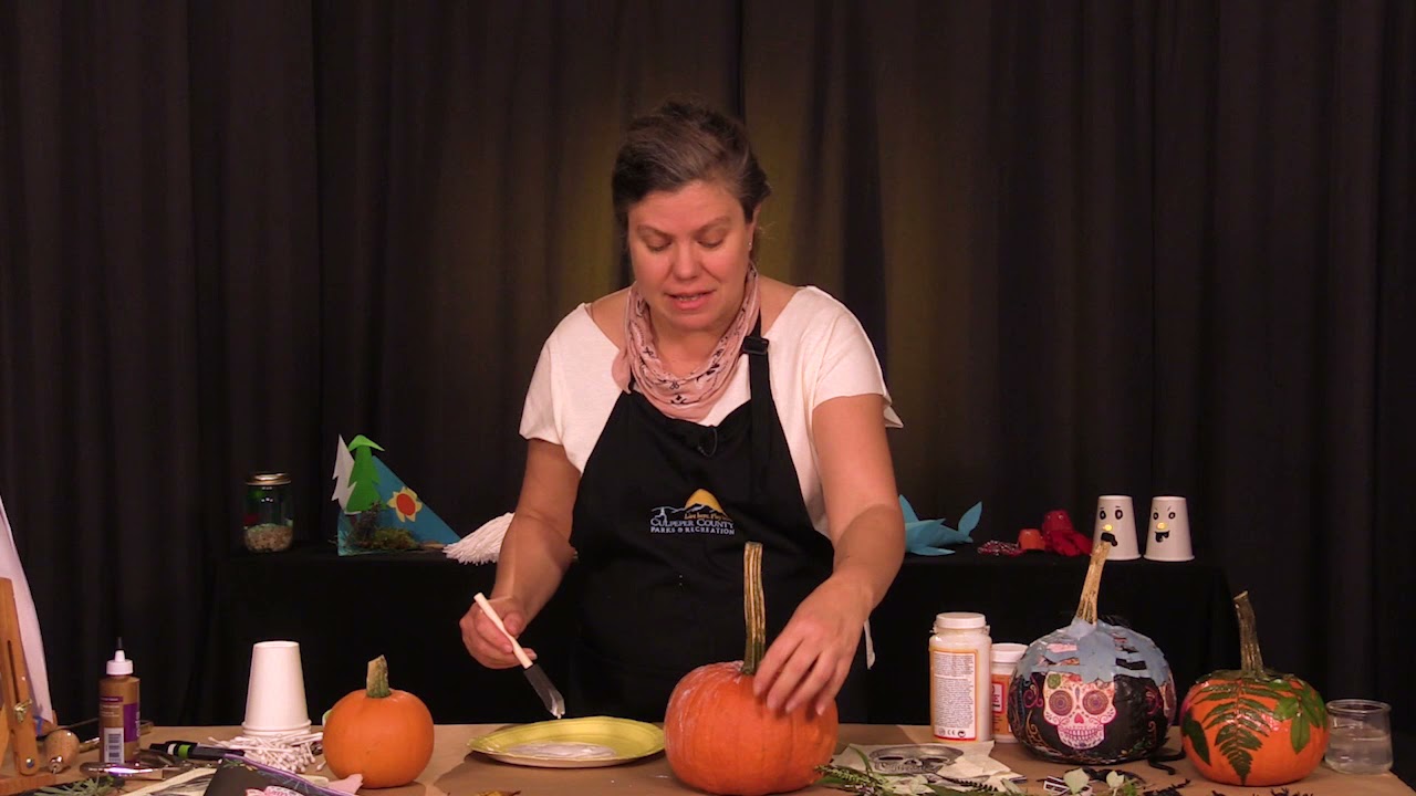 Crafty Creations Virtual Lessons:   Decoupage for Pumpkins