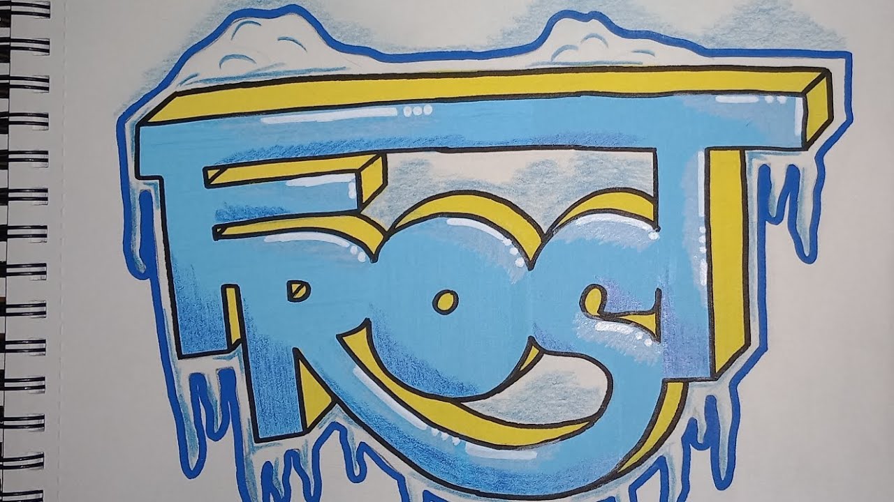 Graffiti na papír ✏️19 ,,FROST