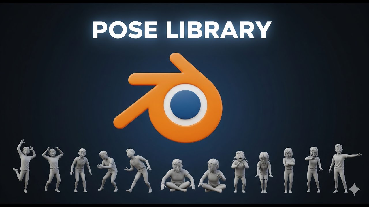Pose Library | Asset Browser - Part 01 | Blender Tutorial
