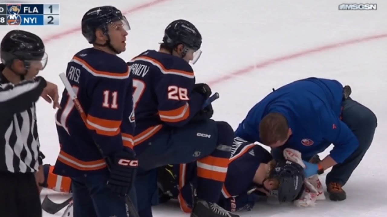 Simon Holmstrom Leaves Game With Injury After Knee On Knee Hit From Sam Bennett #Request