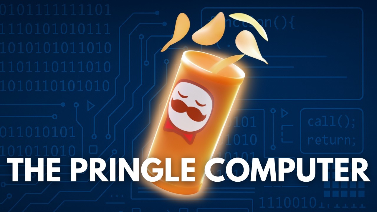 Компьютер, созданный из чипсов Pringles