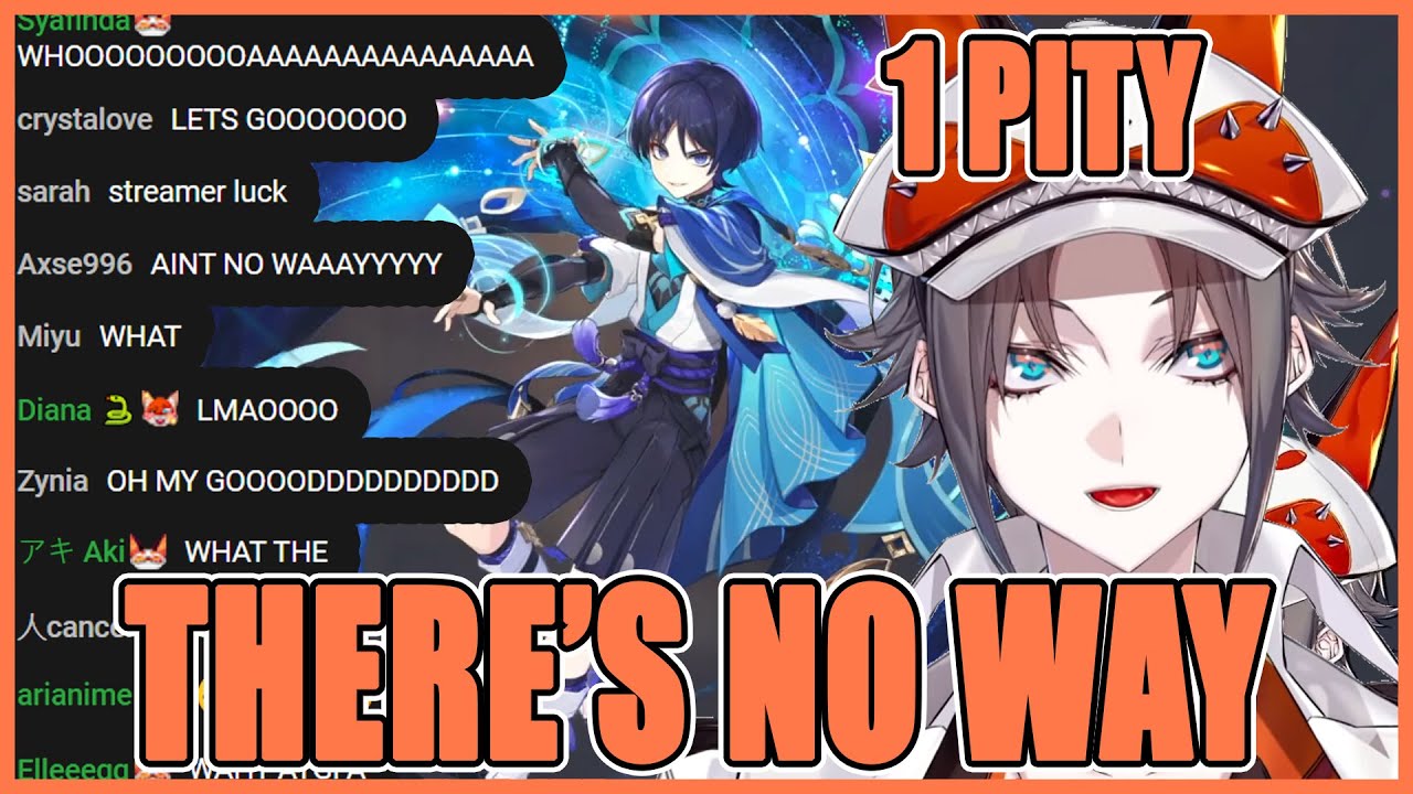 Mysta's Insane Genshin Luck - 1 PITY WANDERER