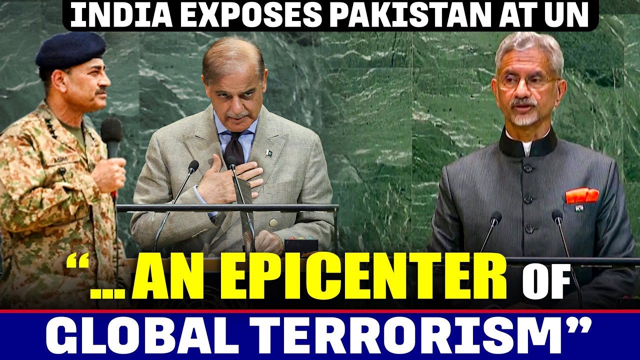 “Epicenter of global terrorism…” :  EAM Jaishankar tears into Pakistan at UN General Assembly