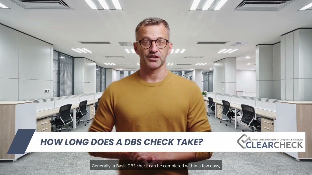 How long does a DBS check take?