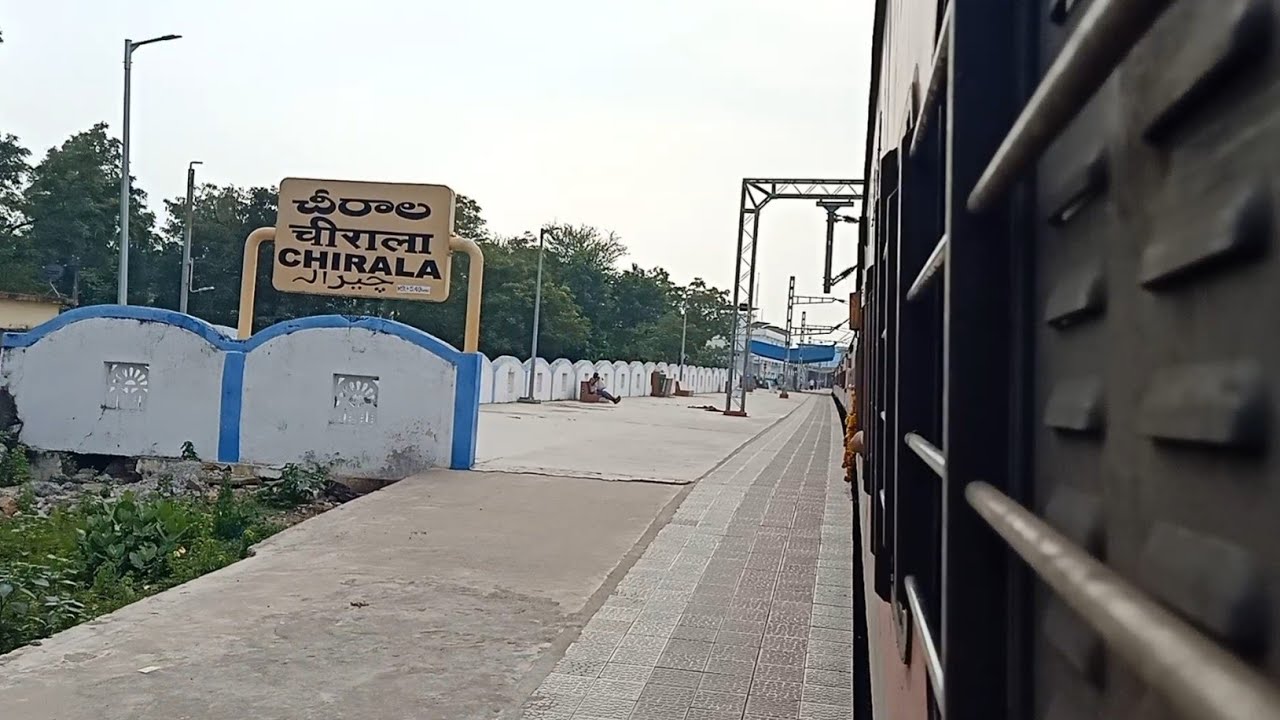 Coromandel Express | Skipping Chirala railway station | Indian Railways 