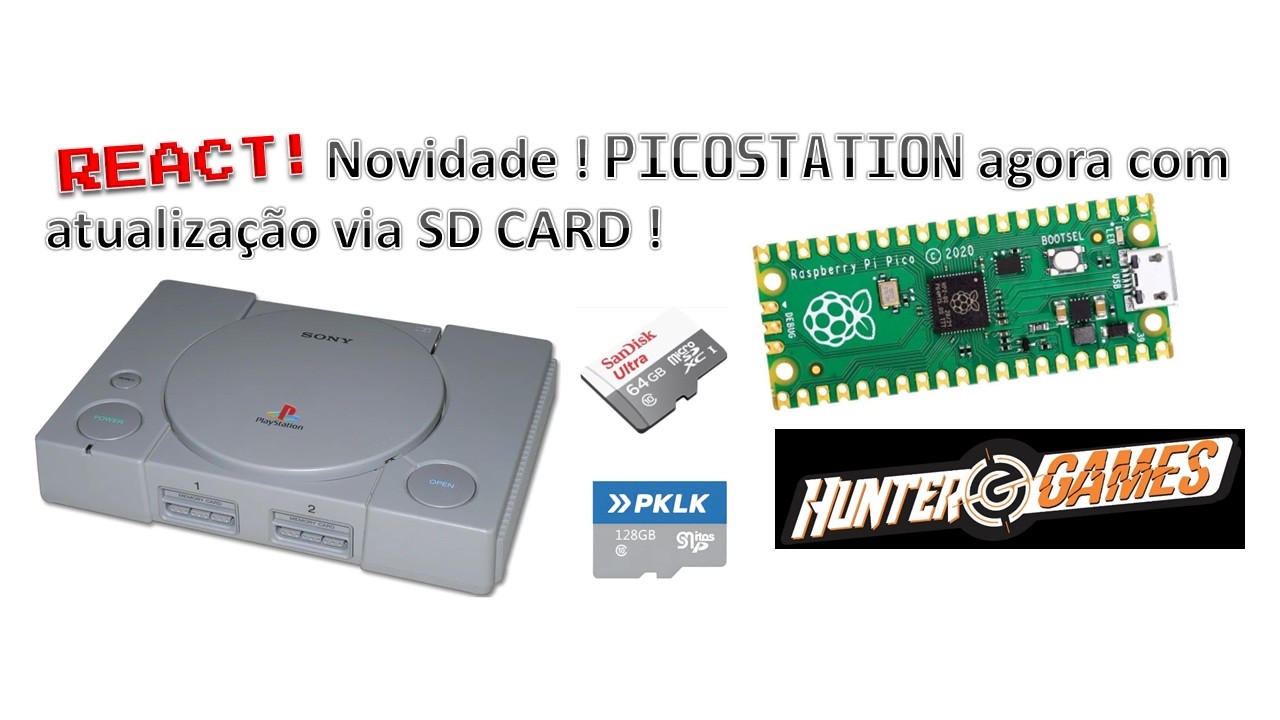 # 141 - REACT ! PICOSTATION ATUALIZAÇÃO DE FIRMWARE  AGORA É VIA SD CARD !