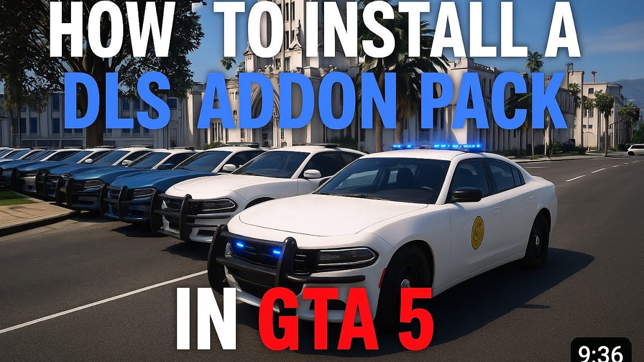 How to install a DLS Addon Pack In GTA 5 2025 #gta5 #lspdfr #addon