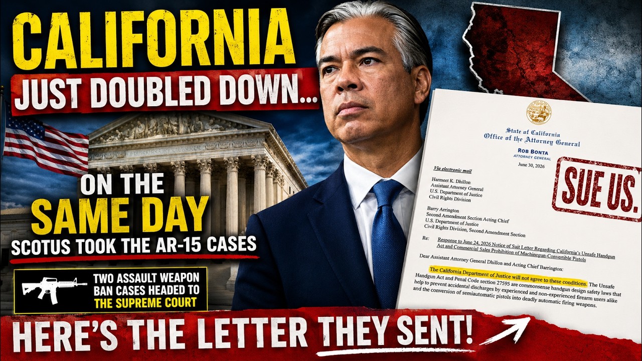 California's Attorney General Just Made a HUGE Constitutional Gamble