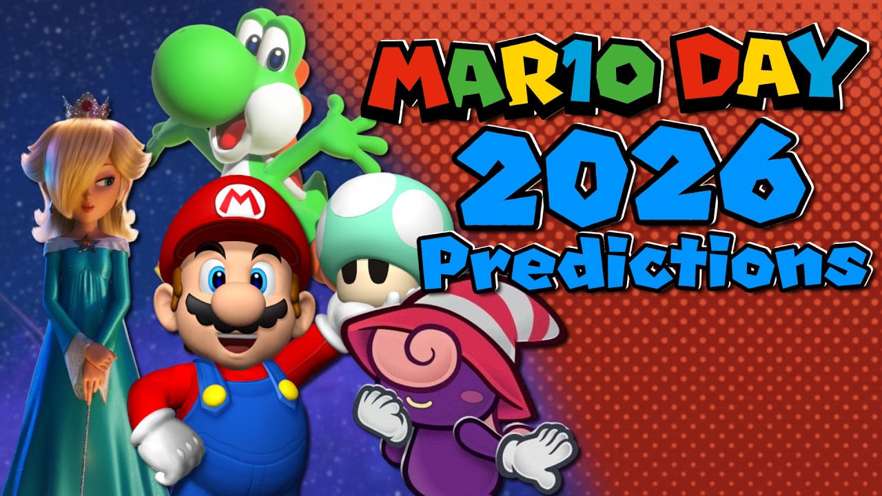 Predicting Mar10 Day 2026 | Mario Galaxy Movie, Paper Mario Upgrade, & More
