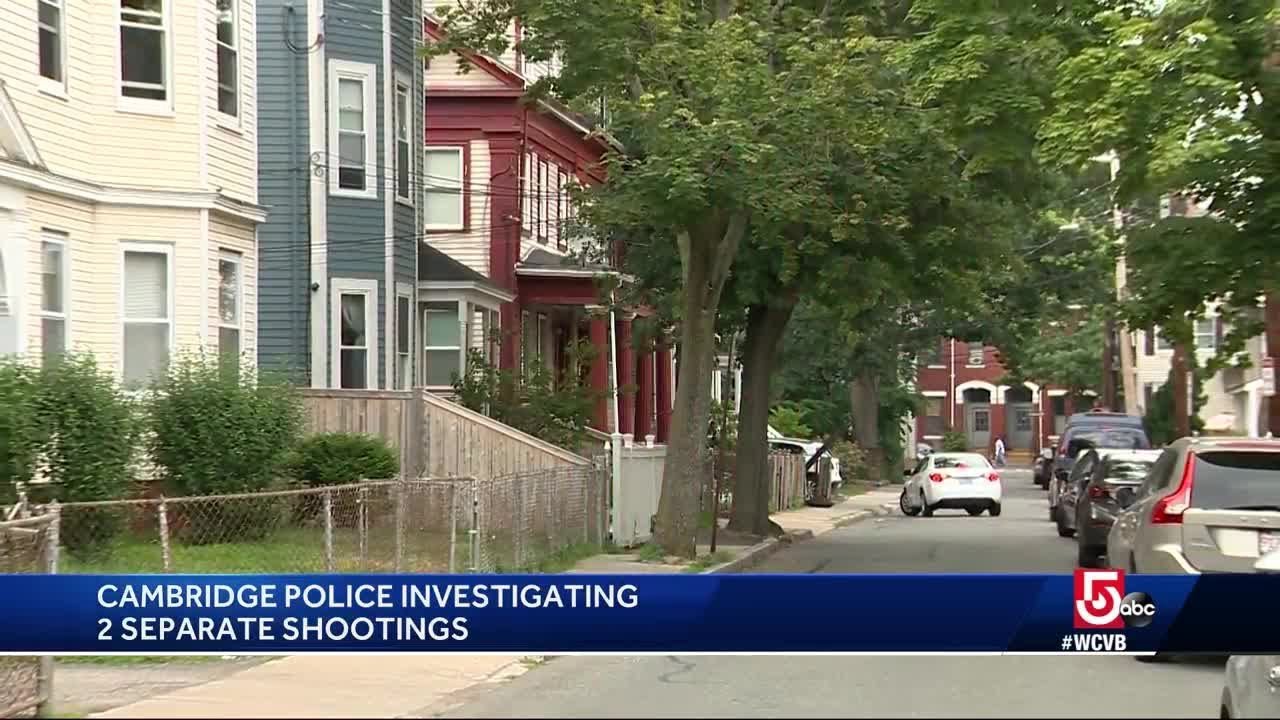 Cambridge police investigating two separate shootings
