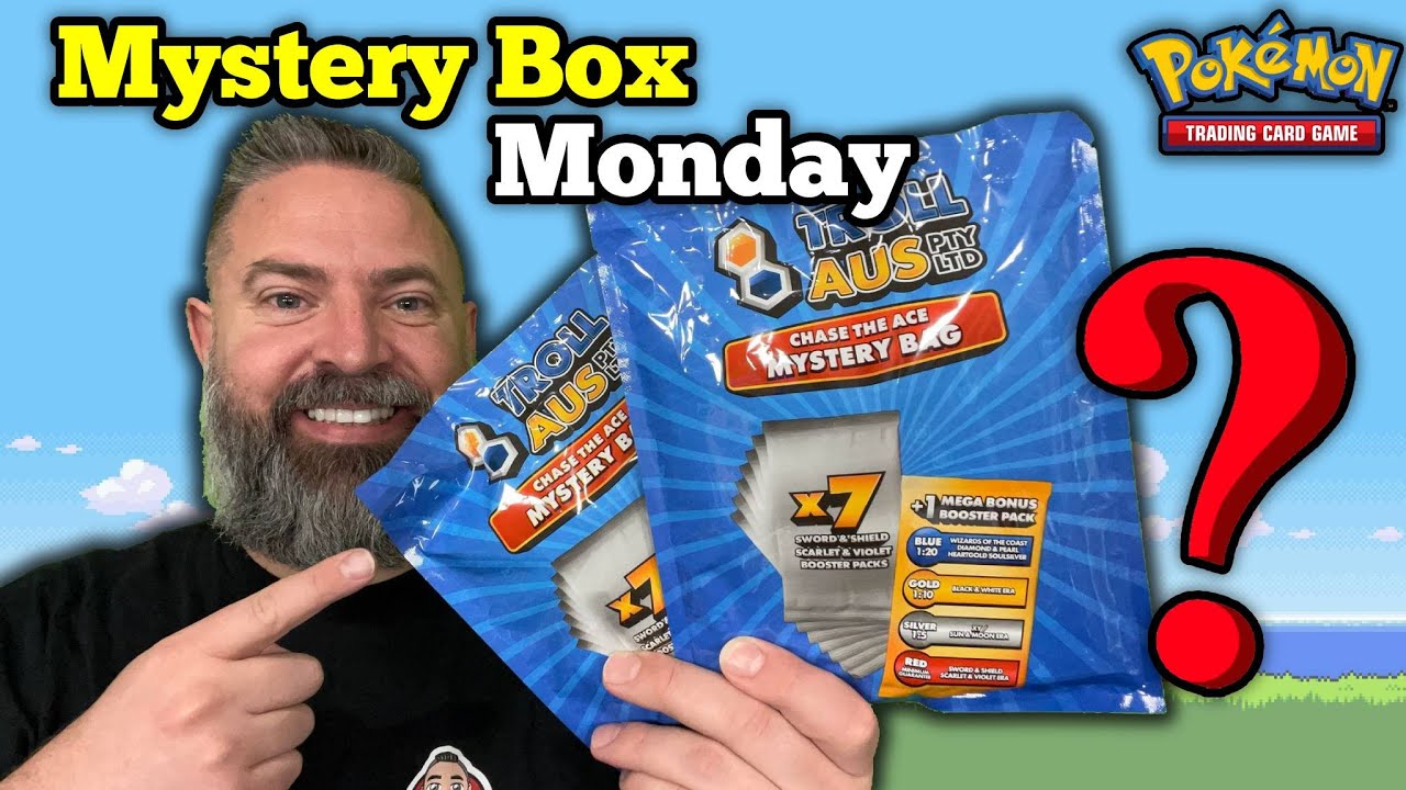 🎁 Mystery Box Monday JACKPOT!!! Chase the Ace with TROLL Australia!!! #pokemon #unboxing