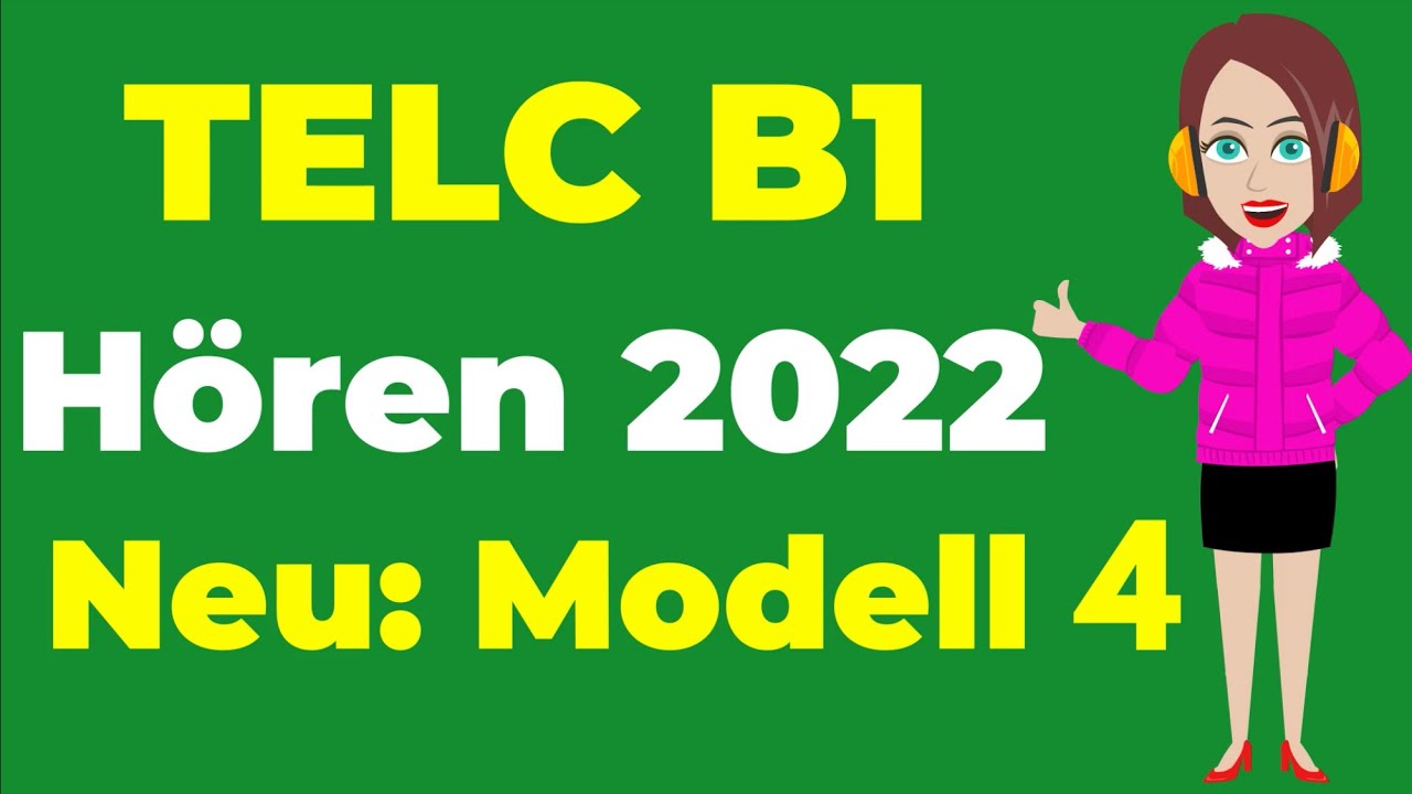 TELC B1 Hören 2022 | ( DTZ ) Prüfung Hörverstehen: Neu Modell 4