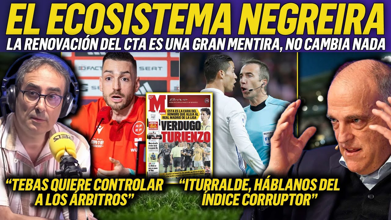 🚨 TEBAS e ITURRALDE ESTALLAN y se ACUSAN MUTUAMENTE sobre la CORRUPCIÓN ARBITRAL