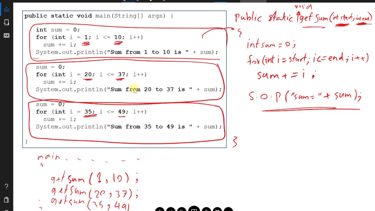 Programming 1 Java - 4.4 Method and Loops Exercise