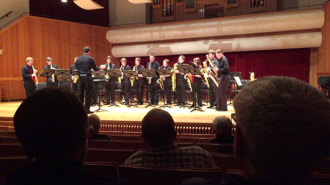 First Suite in Eb by Gustav Holst played by the University of Louisville Saxophone Ensemble