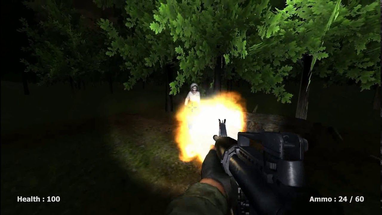 Let's Kill Jeff The Killer Chapter 2: Lost in the Nightmare | Gun Mode