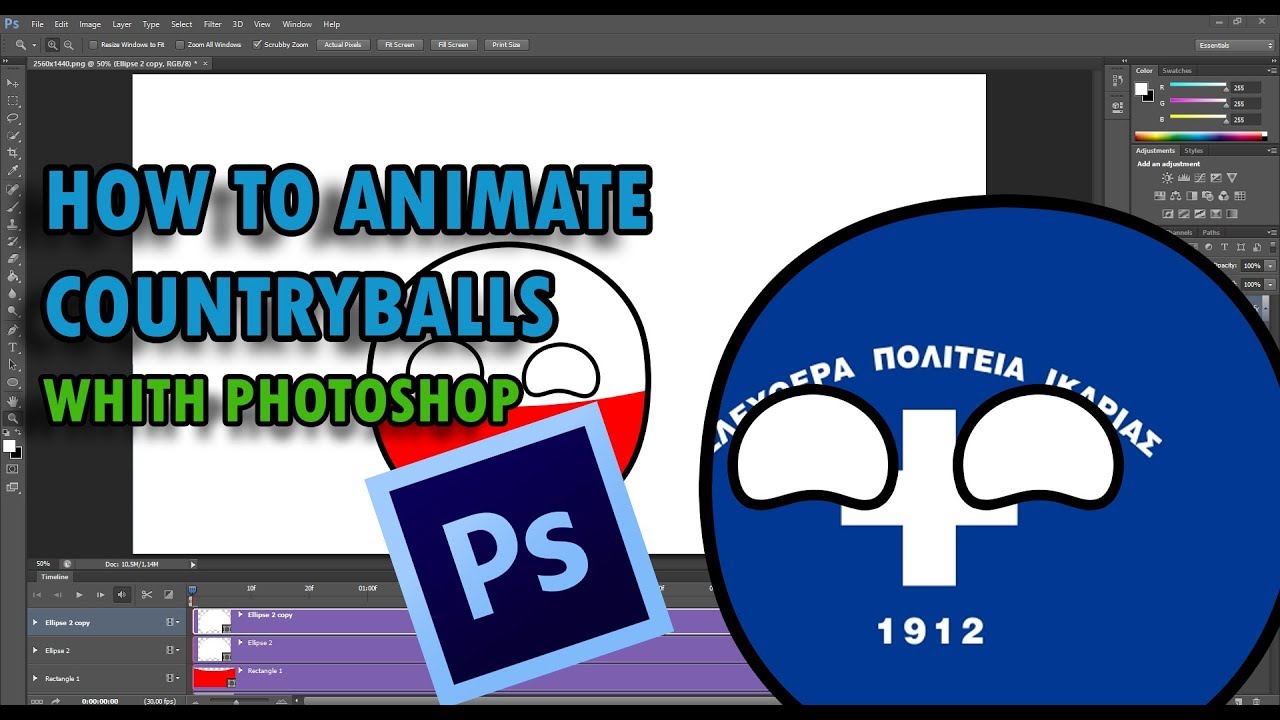 How to animate countryballs