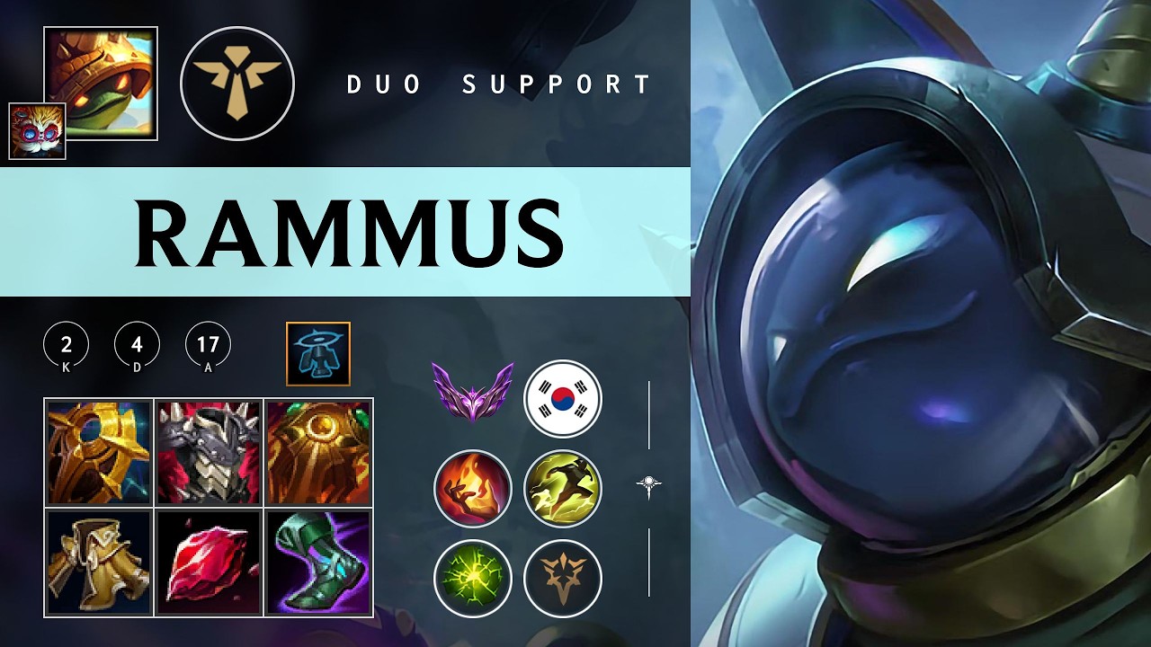 Rammus Support vs Lulu - KR Master Patch 26.05