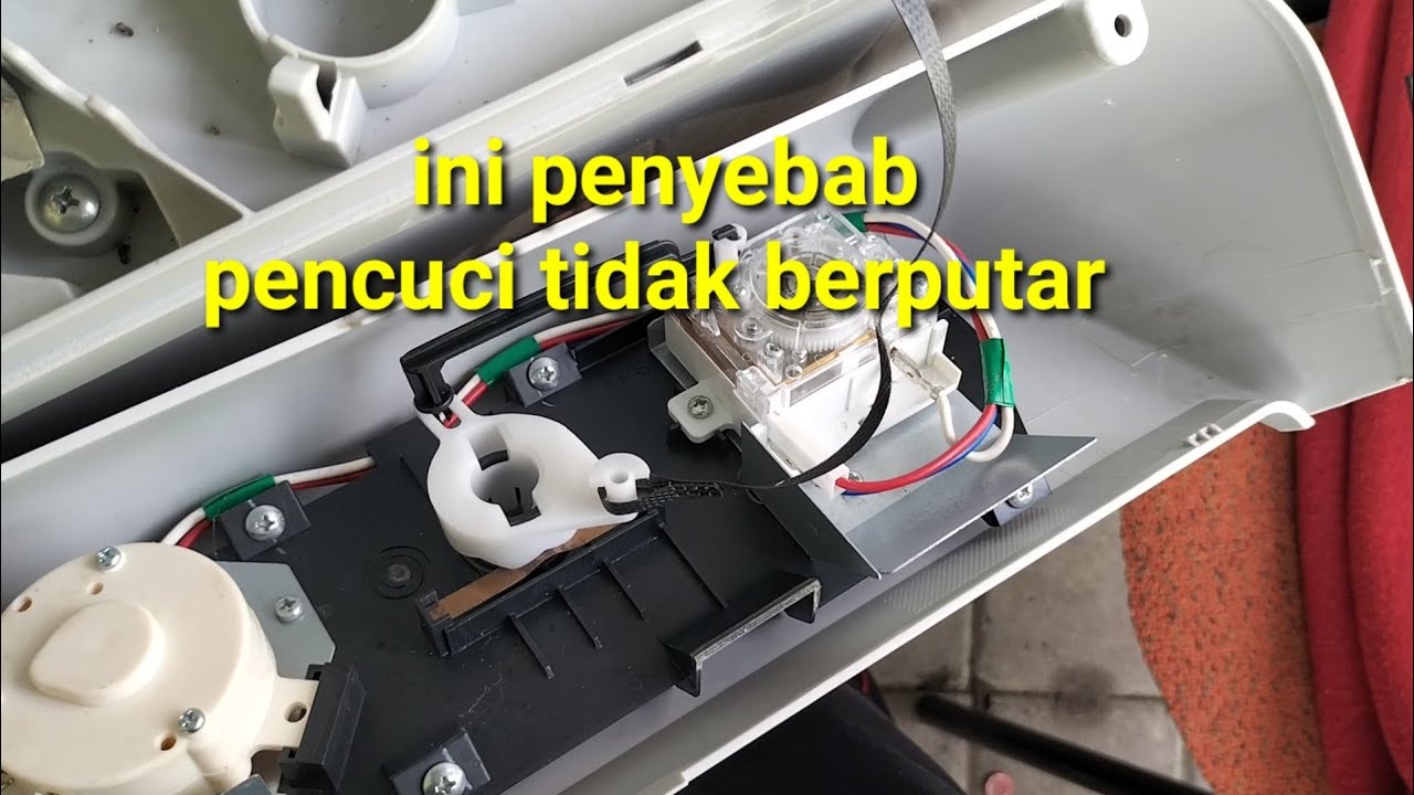 ini penyebabnya mesin cuci Sharp 2 tabung pencuci tidak berputar