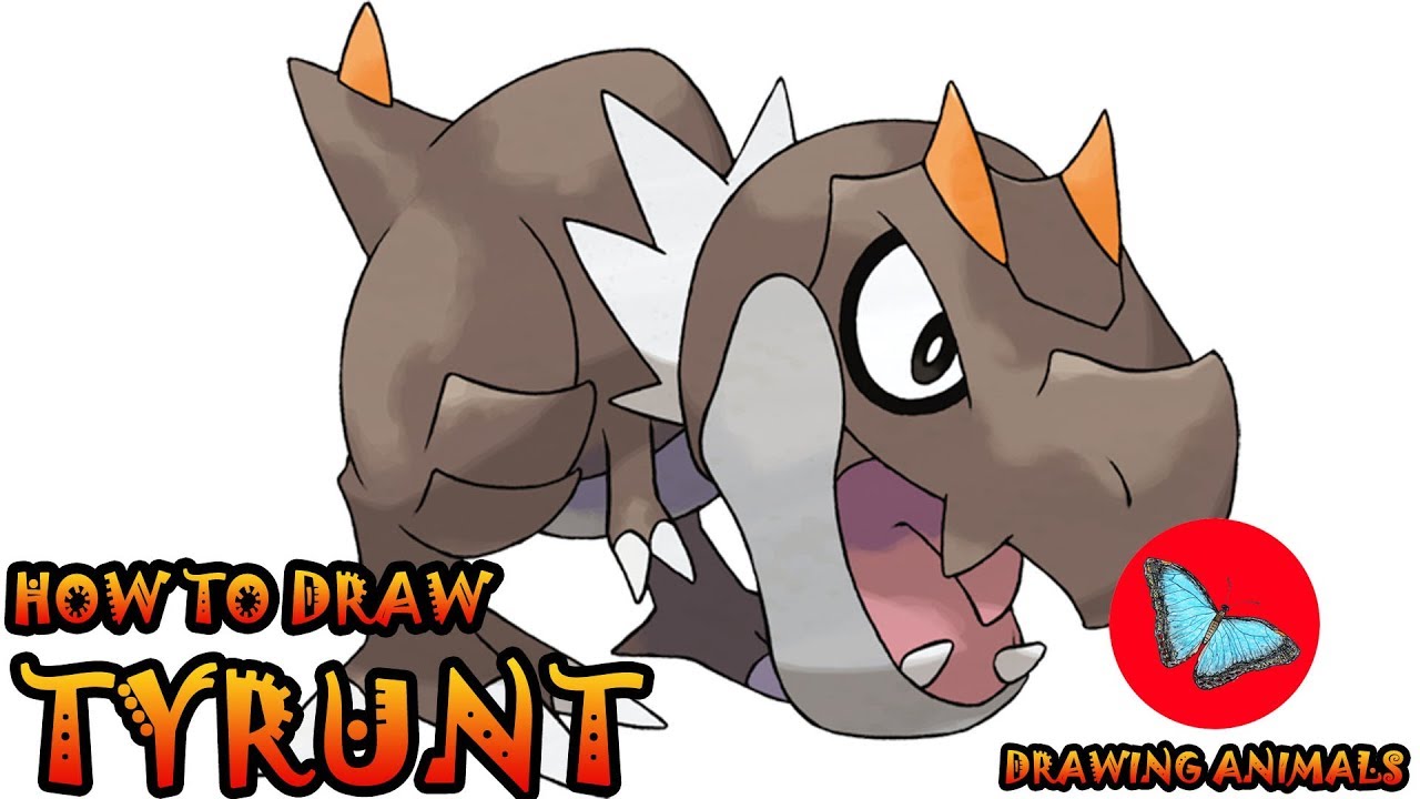 How To Draw Tyrunt Pokemon | Drawing Animals