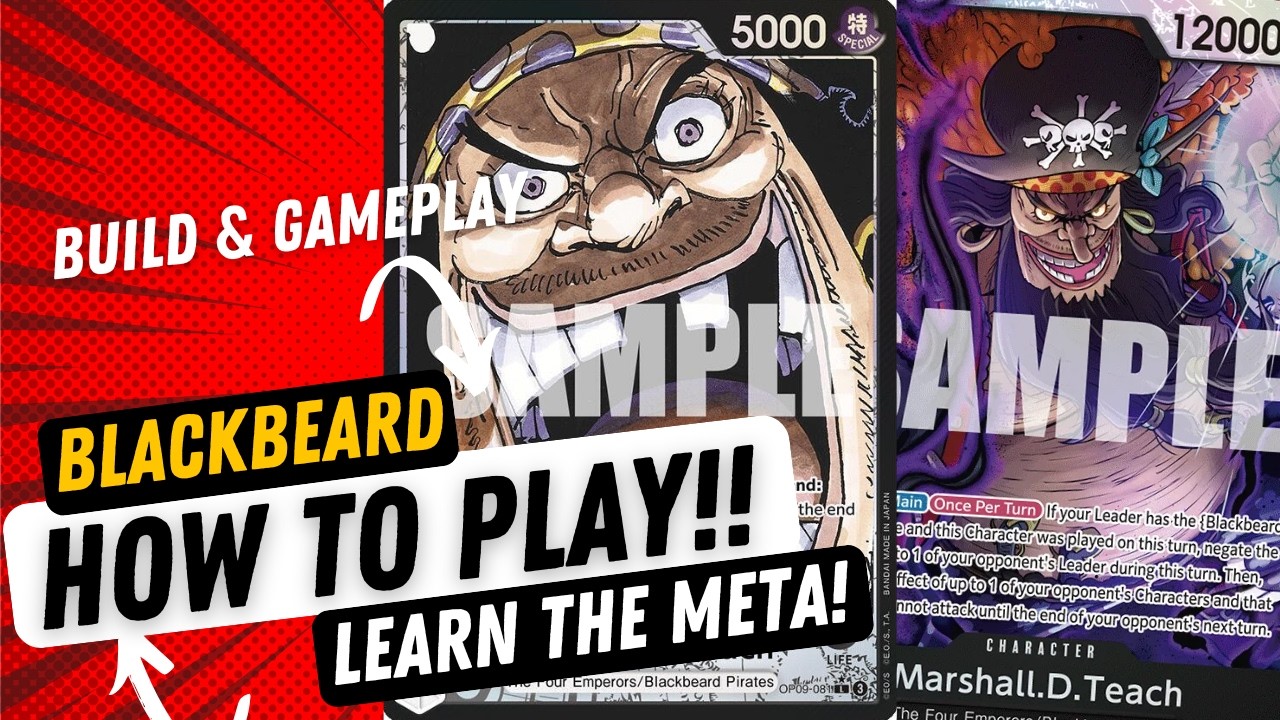 BLACKBEARD | HOW TO PLAY THE META!! | OP-09 | BUILD & GAMEPLAY | ONE PIECE |