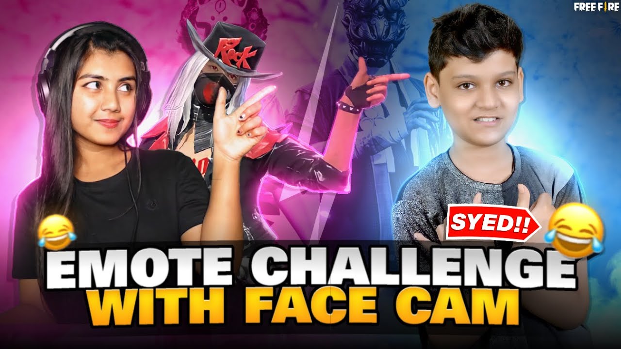 FaceCam Emote Challenge 🤣🤣 - PN Kiara & PN Sara vs PN Syed  - Garena Free Fire