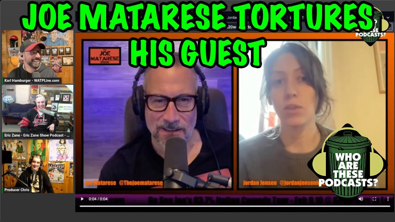 Is Joe Matarese The Worst Interviewer Of All Time? (w/ Eric Zane)
