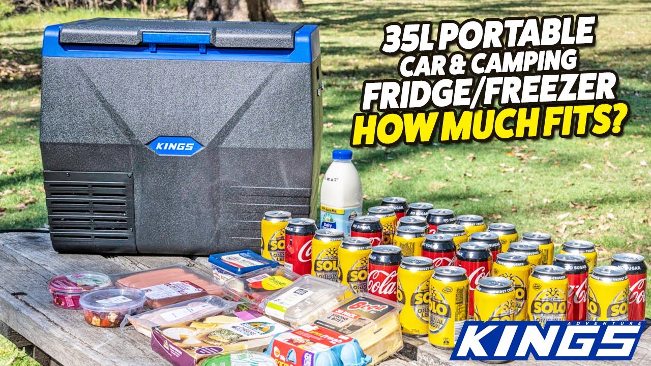 Adventure Kings 35L Portable Car & Camping Fridge Freezer - How Much Fits?