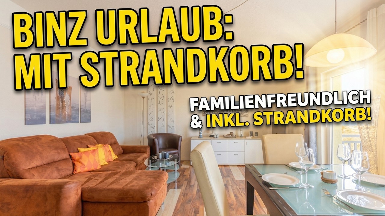 🌞 Urlaubstraum in Binz: 🏡 Ferienwohnung 10 im Haus Godewind 🌊⛱️ + Highlight zum Schluss 🎉🌴