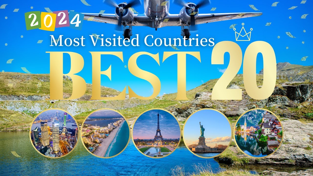 Top 20 Most Visited Countries in 2024 (Official Stats, Clear Breakdown)