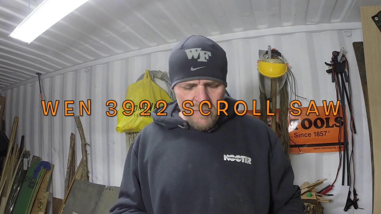 WEN 3922 scroll saw Unboxing and first use